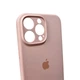 Чохол силіконовий Full Silicone Case for iPhone 15 Pro Pink Sand (з захистом камери) - изображение 4