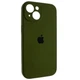 Чохол силіконовий Full Silicone Case for iPhone 15 Army Green (з захистом камери) - изображение 1