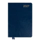 Ежедневник Leo Planner "City" 2027 A5 184 листа с/т синий с золотым срезом + резинка-петля (252752) - изображение 2
