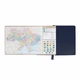 Ежедневник Leo Planner "City" 2027 A5 184 листа с/т синий с золотым срезом + резинка-петля (252752) - изображение 9