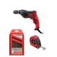Набор для монтажа INTERTOOL: дрель WT-0115 + сверла SD-0019 + рулетка MT-0306 - изображение 1