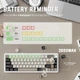 Клавиатура беспроводная ATTACK SHARK X66 Strawberry RGB USB/Bluetooth/Wireless Cheese White (X66CW_AS) - изображение 7