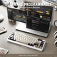 Клавиатура беспроводная ATTACK SHARK X66 Strawberry RGB USB/Bluetooth/Wireless Cheese White (X66CW_AS) - изображение 10
