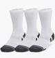 Шкарпетки Under Armour Ua Performance Tech 3Pk Crew MD Білий 1379512-100 - зображення 1