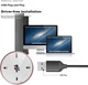 NINTAUS Y02A Відеоконференція Всеспрямований мікрофон USB Комп'ютерний динамік для ноутбука з мікрофоном для онлайн-занять, запису, Bluetooth-мікрофон, ігровий настільний динамік, платиновий колір - изображение 3