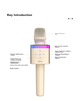 Микрофон-колонка Soaiy MC62 детский караоке Bluetooth беспроводной розовый - изображение 13