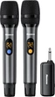 Беспроводной микрофон Newmine MC110 UHF двухканальный, для караоке, сцены и конференций - изображение 15