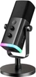 Мікрофон FIFINE AM8 USB настільний з RGB-підсвіткою, шумозаглушення, чорний - зображення 2