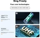 Микрофон Soaiy WS18 беспроводной U-образный двухканальный для караоке, серый - изображение 7