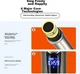 Микрофон Soaiy WS18 беспроводной U-образный двухканальный для караоке, серый - изображение 8
