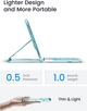 Чехол-клавиатура OYEEICE для iPad 10.2 (9-го 8-го 7-го поколений) iPad Air 3 iPad Pro 10.5 Зеленый с подсветкой клавиш QWERTY отделяемой Bluetooth клавиатурой и слотом для стилуса - изображение 6