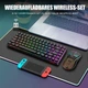 Игровой набор (клавиатура и мышь) RedThunder K84 черный беспроводной 2.4 ГГц 75% TKL (85 клавиш) раскладка QWERTZ - изображение 2