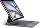 Клавиатура-чехол SENGBIRCH для iPad Air 13" (M2/M3) 2024-2025 и iPad Pro 12.9" (3-6 поколение 2018-2022) черная с тачпадом RGB-подсветкой раскладка QWERTZ немецкая PU-кожа - изображение 1