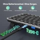 Клавиатура TECKNET KB006 Bluetooth 5.0 и 2.4G беспроводной до 4 устройств раскладка QWERTZ (немецкая) ультратонкая компактная - изображение 3