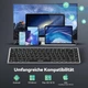 Клавиатура TECKNET KB006 Bluetooth 5.0 и 2.4G беспроводной до 4 устройств раскладка QWERTZ (немецкая) ультратонкая компактная - изображение 7