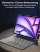 Клавиатура-чехол WINCHKING для iPad Air 11" (M2) 2024 и iPad Pro 11" (1-4 поколение 2018-2022) раскладка QWERTZ с подсветкой и трекпадом - изображение 6