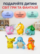 Фигурки Покемон Пикачу Pokemon Pikachu Чармандер Бульбазавр Биртл Джигглипафф набор 6 шт 6-8 см Pok6_1 - изображение 2