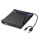 Зовнішній оптичний привід Newmine USB, зовнішній DVD-привід, портативний оптичний привід, зовнішній привід CD/DVD, сумісний з ноутбуками та настільними комп'ютерами, працює з Windows/Mac - зображення 4