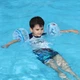 Детские плавательные нарукавники Swimbobo, нарукавники для плавания для детей, плавательные кольца для младенцев, детское плавательное снаряжение, плавательные кольца 1201 синего цвета - изображение 6