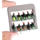 Искусственная приманка для ловли нахлыстом Xionghuo Lure Fly Hook, размер 14, микротоксин для комаров, набор искусственных приманок Baitiao Carp Bionic Artificial Bait Set - изображение 1