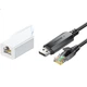 Мережевий адаптер SAMZHE RU203 / USB 2.0 / Ethernet 10/100 Мбіт/с (RJ45) / Black - зображення 2