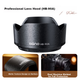 Бленда Llano для объектива Nikon Z 50-250mm/50mm f1.8S, совместимая с камерами Z50II 2-го поколения, ZFC, Z30, Z72. Сменная бленда HB-90A/HB-90. - изображение 5