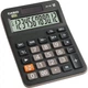 Калькулятор Casio MX-12B для начальной школы (для учеников 4-го класса), компактный, без голосового управления, симпатичный, работает от солнечной энергии и батареек, черный. - изображение 2