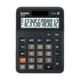 Калькулятор Casio MX-12B для начальной школы (для учеников 4-го класса), компактный, без голосового управления, симпатичный, работает от солнечной энергии и батареек, черный. - изображение 3