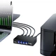KVM-перемикач Jinghua U401 4-портовий USB Чорний (Q311) - зображення 2