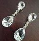 Жіночі сережки "Вечірні камінці" 5см jewelry Сріблясті - зображення 8