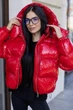 Зимова куртка Mila Nova К-395 44 червоний - изображение 2