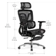 Крісло Mealux S2 Air Plus Black (арт. HF-S2 M/B) - изображение 3