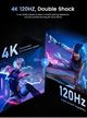 Портативний моніто для використання як другого екрана UPERFECT 17.3″ 4K 120Hz QLED-IPS Додатковий екран для різних пристроїв - зображення 2