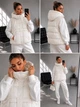 Жіноча жилетка з капюшоном, молочний, 42-46 (XS-S) (арт.7086YK) - зображення 6