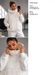 Жіноча жилетка з капюшоном, молочний, 42-46 (XS-S) (арт.7086YK) - зображення 7