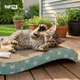 Happet Картонная когтеточка "TIGER"+Кошачья мята, 43x21x5см (DK01) - изображение 4