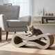 Happet Картонная когтеточка "KAMARI"+Кошачья мята, 40x16x23см (DK11) - изображение 4