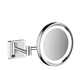 Косметическое зеркало Hansgrohe AddStoris для бритья с подсветкой LED chrome 41790000 - изображение 1
