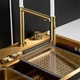 Мийка PROFI 750*470 змішувач+сифон+дозатор+омивач склянок (GOLD) - изображение 3