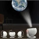 Детский ночник проектор звездного неба + 12 картриджей Galaxy Projector сетевой светильник ночной для детей спальни с проекцией планетарий для спальни ночник звездное небо детский Белый - изображение 10