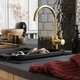 Кухонный смеситель с боковой ручкой, латунного цвета SALLSJON IKEA 906.045.57 - изображение 2