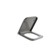 Сидіння-кришка для унітазу MIXXUS PREMIUM SEAT COVER QUADRO-2004 GRAY 425х358х32mm дюропластове швидкознімне з мікроліфтом (MP6686) - изображение 3