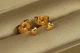 Серьги гвоздики Xuping Jewelry Гладкие сердца 4 мм золотистые - изображение 2