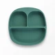 Дитяча силіконова тарілка на 3 секції - Oil Green - изображение 1