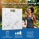 Ваги цифрові підлогові Amina ADE BE2306-5 білий мармур - изображение 3