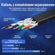 Сетевой патч-кабель Vention 1 м Cat 7 RJ45 8P8C до 10 Гбит/с 600 МГц U/FTP плоский черный (ICABF) - изображение 10