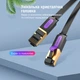 Сетевой кабель-удлинитель Vention 0,5 м Cat 7 RJ45 8P8C до 10 Гбит/с F/UTP 600 МГц штекер на гнездо черный (ICBBD) - изображение 8
