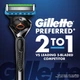 Бритва для мужчин Gillette Fusion ProGlide 1 ручка + 4 сменные лезвия - изображение 2