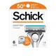 Сменные лезвия для мужских бритв Schick Quattro Titanium 6 штук - изображение 1