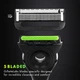 Сменные лезвия для бритья Gillette Labs 4 шт - изображение 4